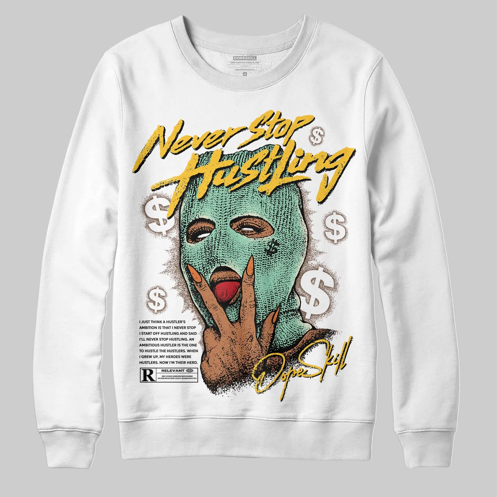 SB Dunk “Rodeo” DopeSkill Sweatshirt Never Stop Hustling Graphic sold by DopeSkill product image thumbnail 2