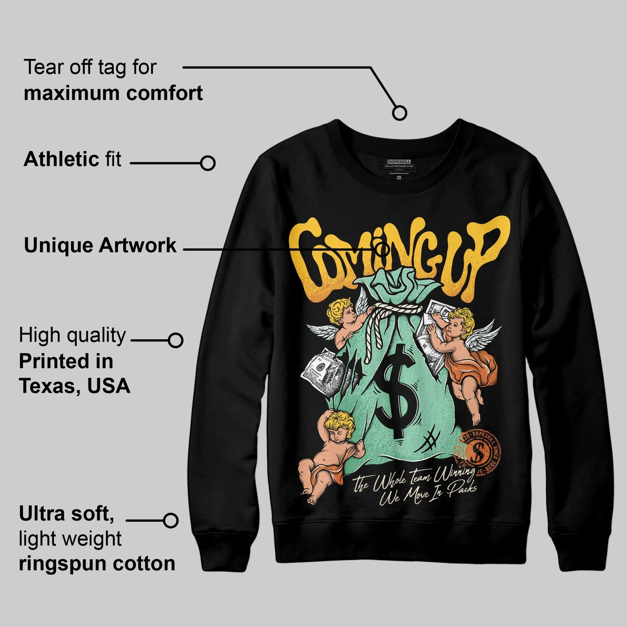 SB Dunk “Rodeo” DopeSkill Sweatshirt Money Bag Coming Up Graphic sold by DopeSkill product image thumbnail 3