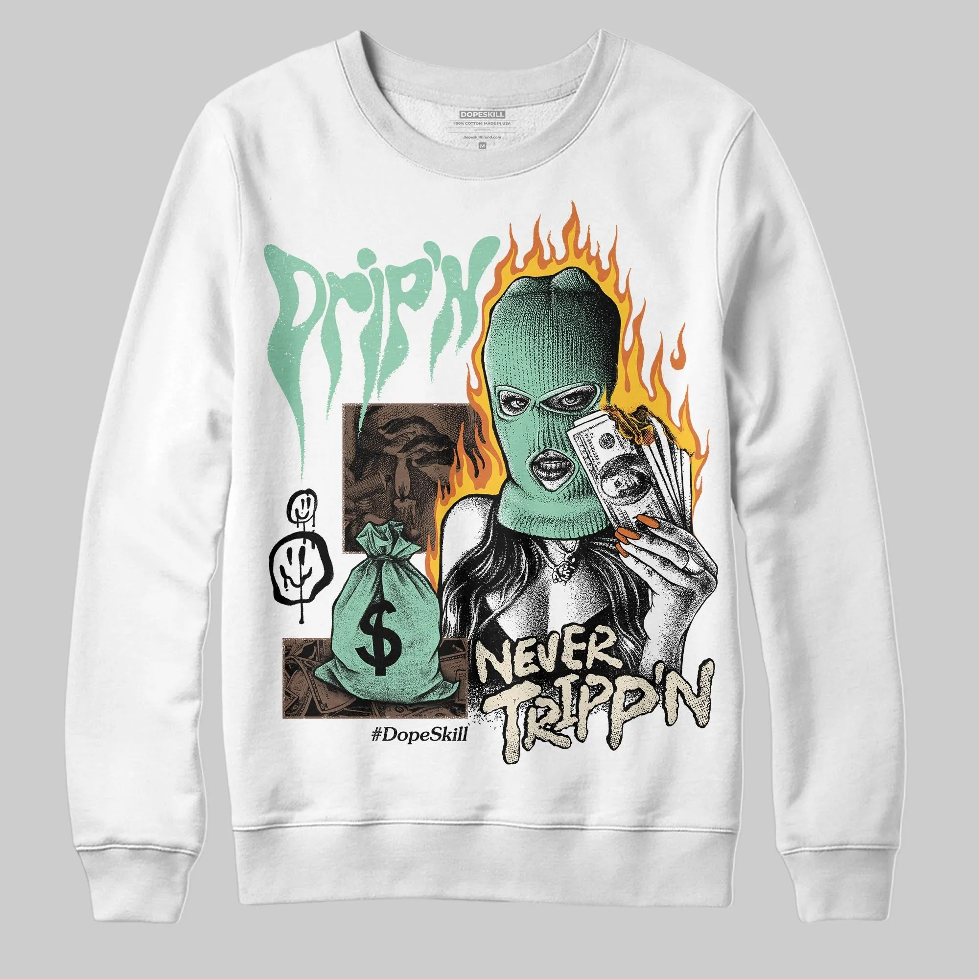 SB Dunk “Rodeo” DopeSkill Sweatshirt Drip'n Never Tripp'n Graphic sold by DopeSkill product image thumbnail 2