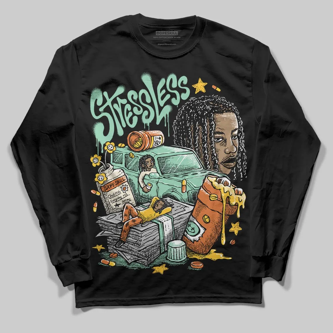 SB Dunk “Rodeo” DopeSkill Long Sleeve T-Shirt Stressless Graphic sold by DopeSkill