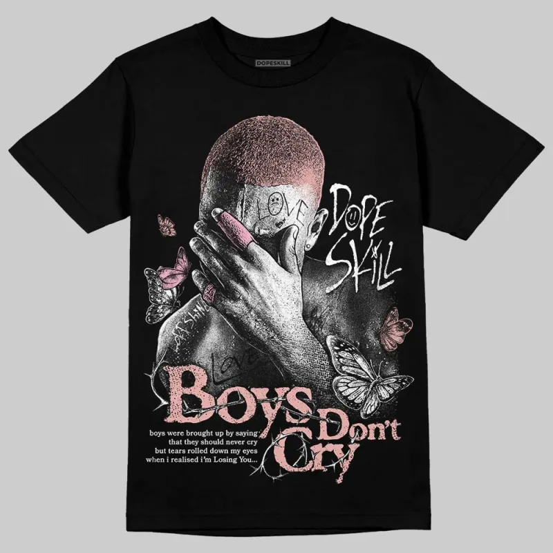 Rust Pink 1s 2025 DopeSkill T-Shirt Boys Don't Cry Graphic sold by DopeSkill