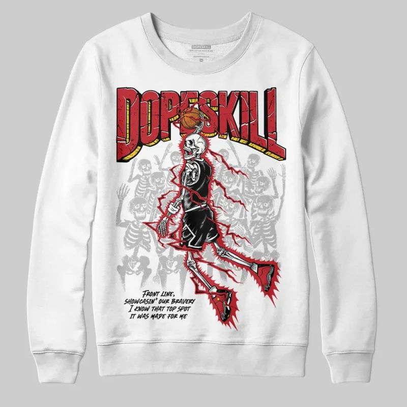 Ferrari 14s DopeSkill Sweatshirt Thunder Dunk Graphic sold by DopeSkill