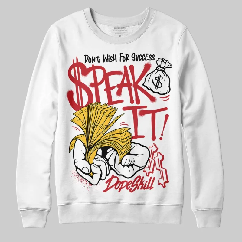 Ferrari 14s DopeSkill Sweatshirt Speak It Graphic sold by DopeSkill