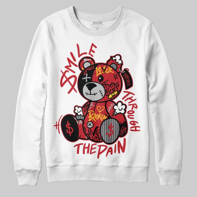 Ferrari 14s DopeSkill Sweatshirt Smile Through The Pain Graphic sold by DopeSkill