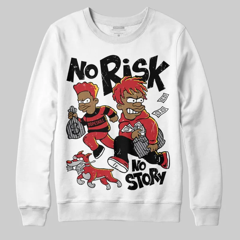 Ferrari 14s DopeSkill Sweatshirt No Risk No Story Graphic sold by DopeSkill