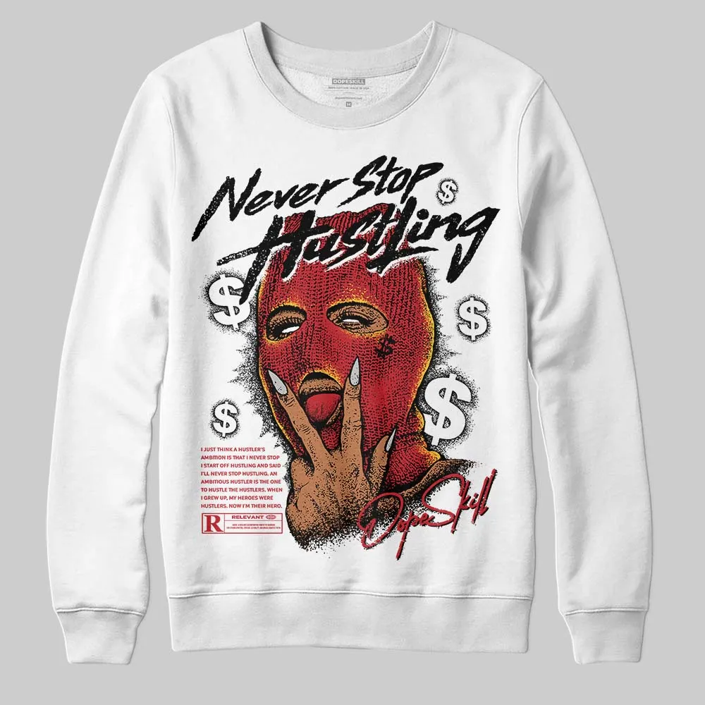Ferrari 14s DopeSkill Sweatshirt Never Stop Hustling Graphic sold by DopeSkill