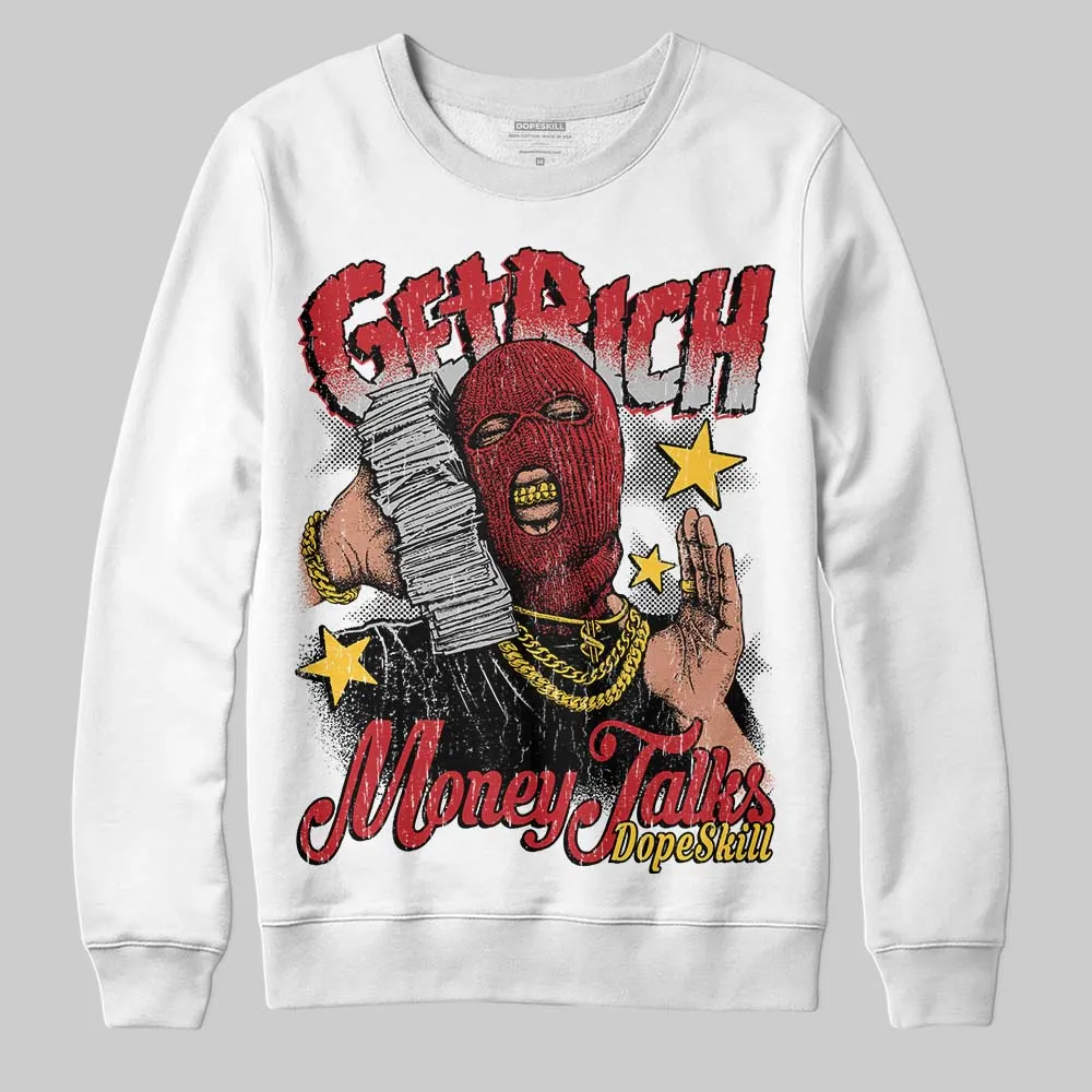 Ferrari 14s DopeSkill Sweatshirt Get Rich Graphic sold by DopeSkill