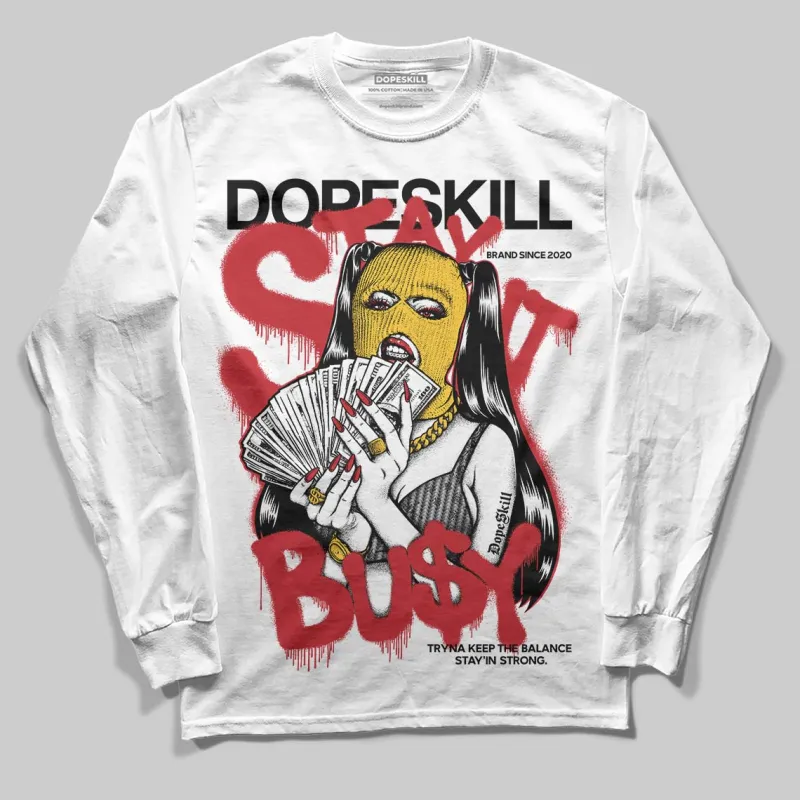 Ferrari 14s DopeSkill Long Sleeve T-Shirt Stay It Busy Graphic sold by DopeSkill