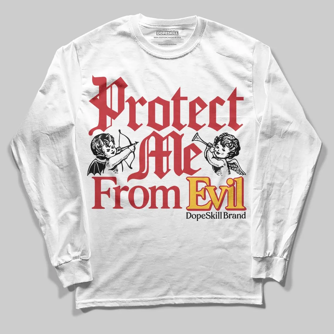 Ferrari 14s DopeSkill Long Sleeve T-Shirt Protect Me From Evil Graphic sold by DopeSkill