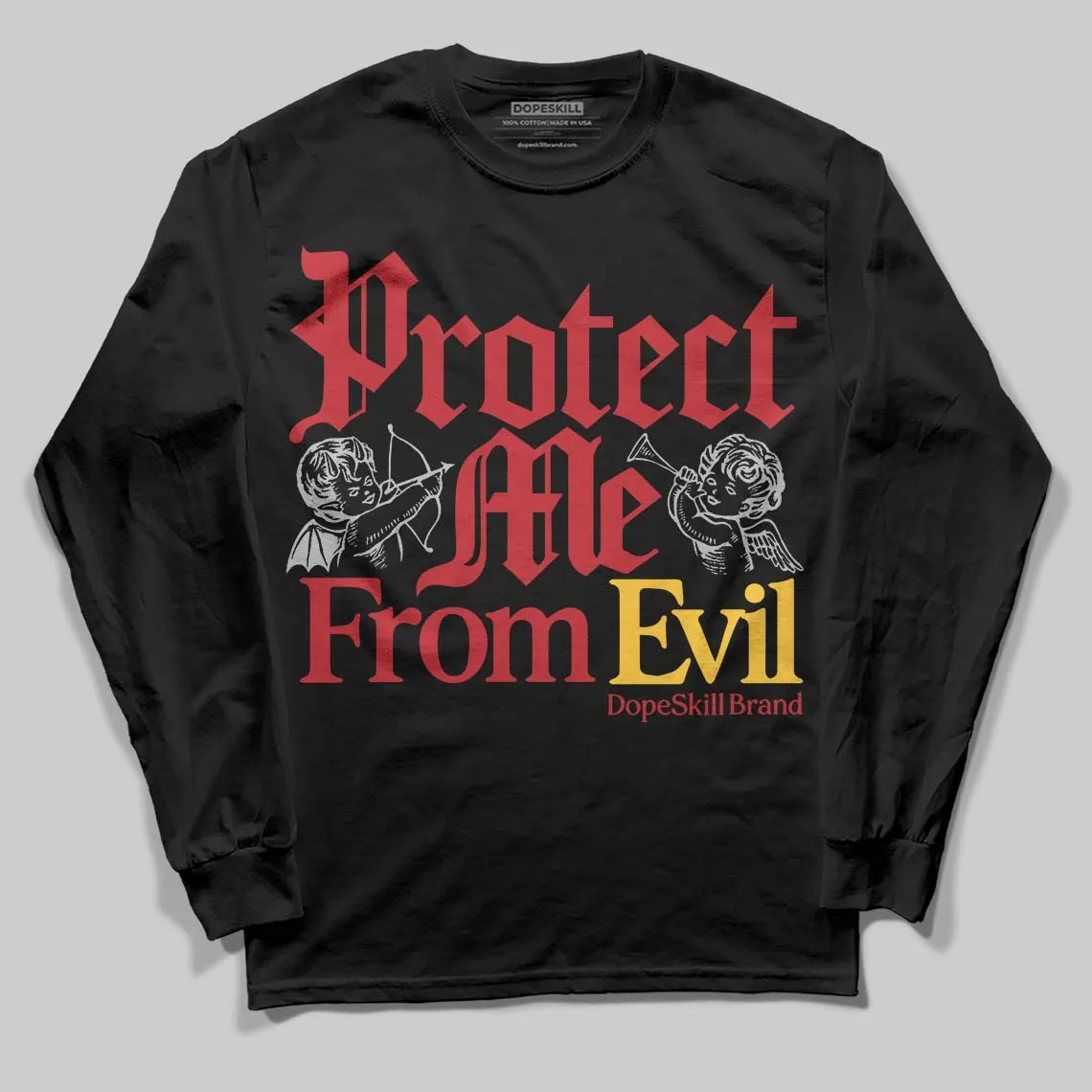 Ferrari 14s DopeSkill Long Sleeve T-Shirt Protect Me From Evil Graphic sold by DopeSkill product image thumbnail 2