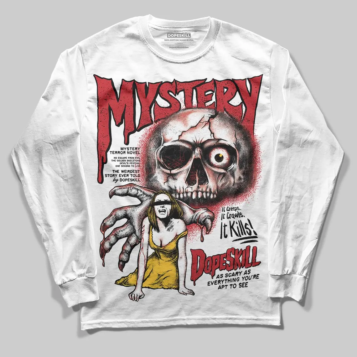 Ferrari 14s DopeSkill Long Sleeve T-Shirt Mystery Ghostly Grasp Graphic sold by DopeSkill