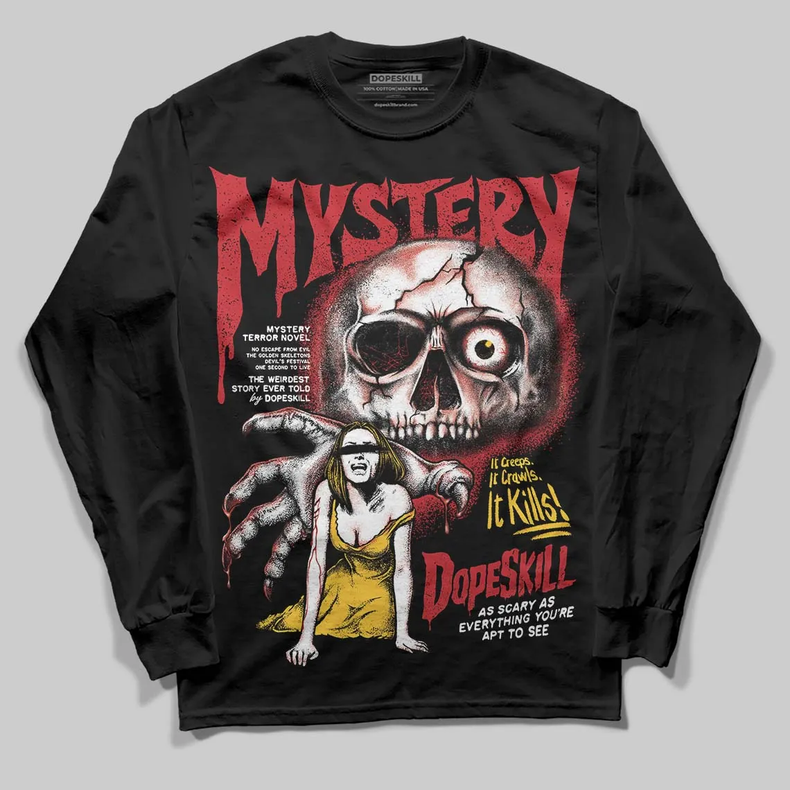 Ferrari 14s DopeSkill Long Sleeve T-Shirt Mystery Ghostly Grasp Graphic sold by DopeSkill product image thumbnail 2