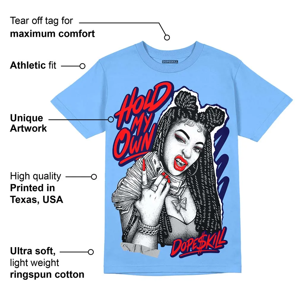 Powder Blue 9s DopeSkill Sky Blue T-shirt New H.M.O Graphic sold by DopeSkill product image thumbnail 2