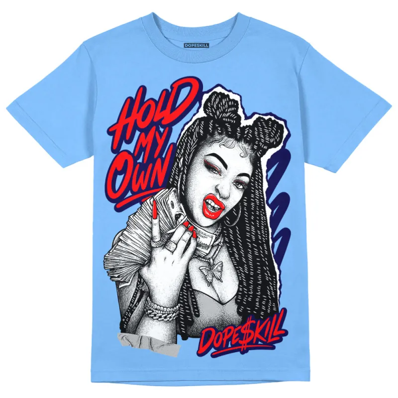 Powder Blue 9s DopeSkill Sky Blue T-shirt New H.M.O Graphic sold by DopeSkill