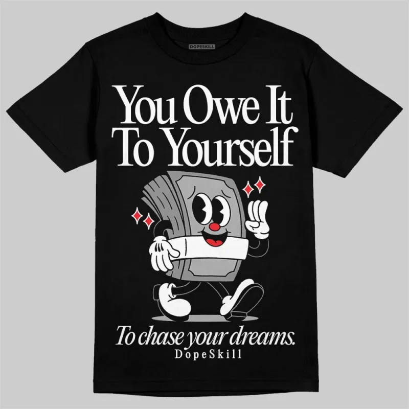 White Thunder 4s DopeSkill T-Shirt Owe It To Yourself Graphic sold by DopeSkill