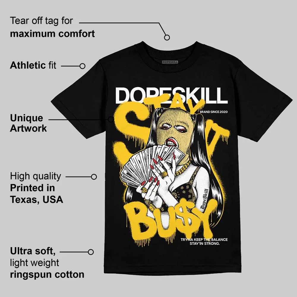 Quai 54 x Tour Yellow Black 1s DopeSkill T-Shirt Stay It Busy Graphic sold by DopeSkill product image thumbnail 3