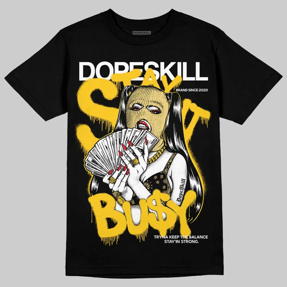Quai 54 x Tour Yellow Black 1s DopeSkill T-Shirt Stay It Busy Graphic sold by DopeSkill