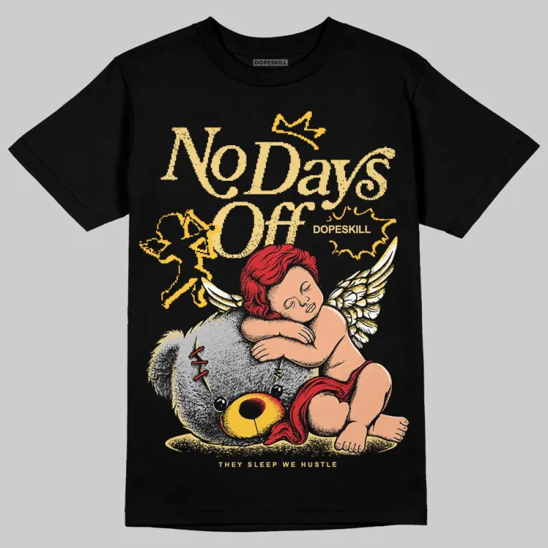 Quai 54 x Tour Yellow Black 1s DopeSkill T-Shirt New No Days Off Graphic sold by DopeSkill