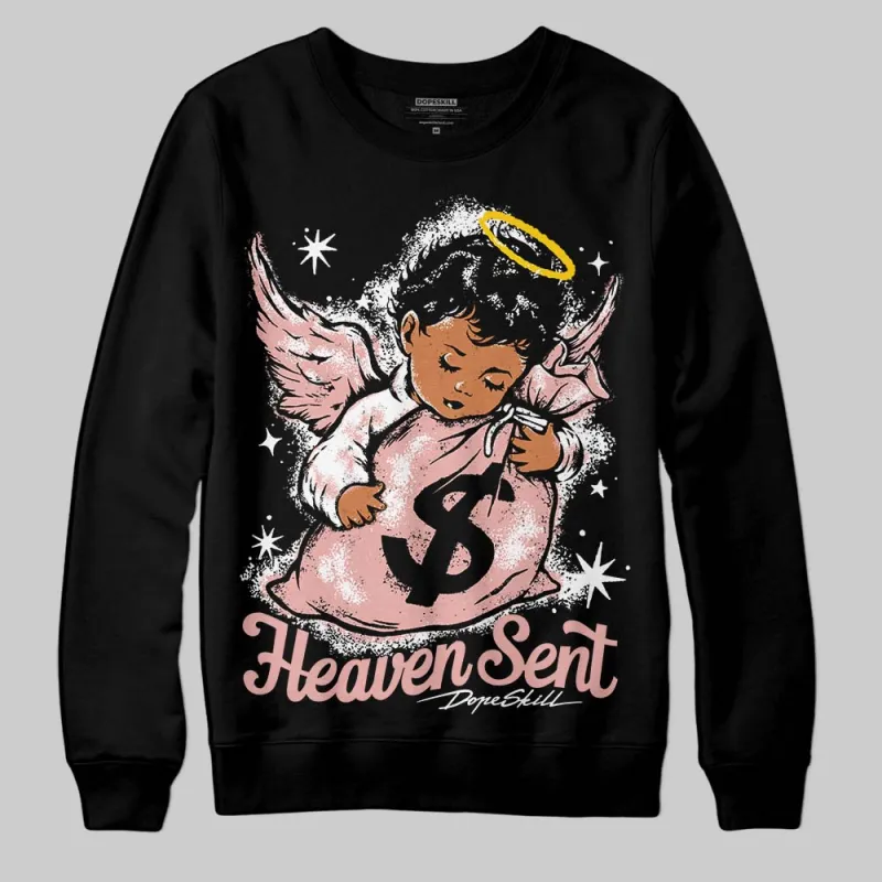 Rust Pink 1s 2025 DopeSkill Sweatshirt Heaven Sent Graphic sold by DopeSkill