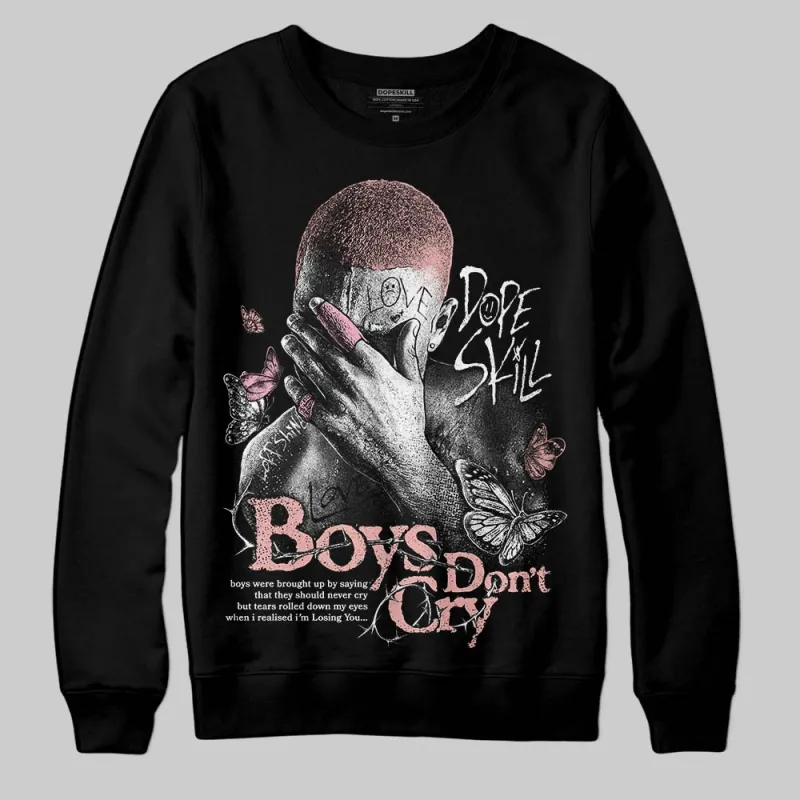 Rust Pink 1s 2025 DopeSkill Sweatshirt Boys Don't Cry Graphic sold by DopeSkill