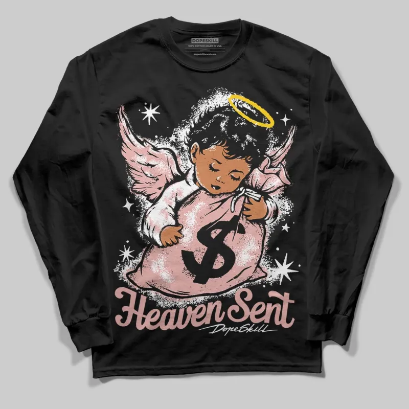 Rust Pink 1s 2025 DopeSkill Long Sleeve T-Shirt Heaven Sent Graphic sold by DopeSkill