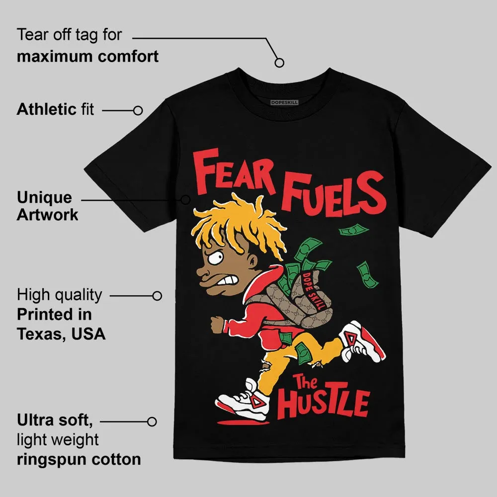 Red Collection DopeSkill T-Shirt Fear Fuels The Hustle Graphic sold by DopeSkill product image thumbnail 4
