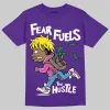 PURPLE Collection DopeSkill T-Shirt Fear Fuels The Hustle Graphic sold by DopeSkill