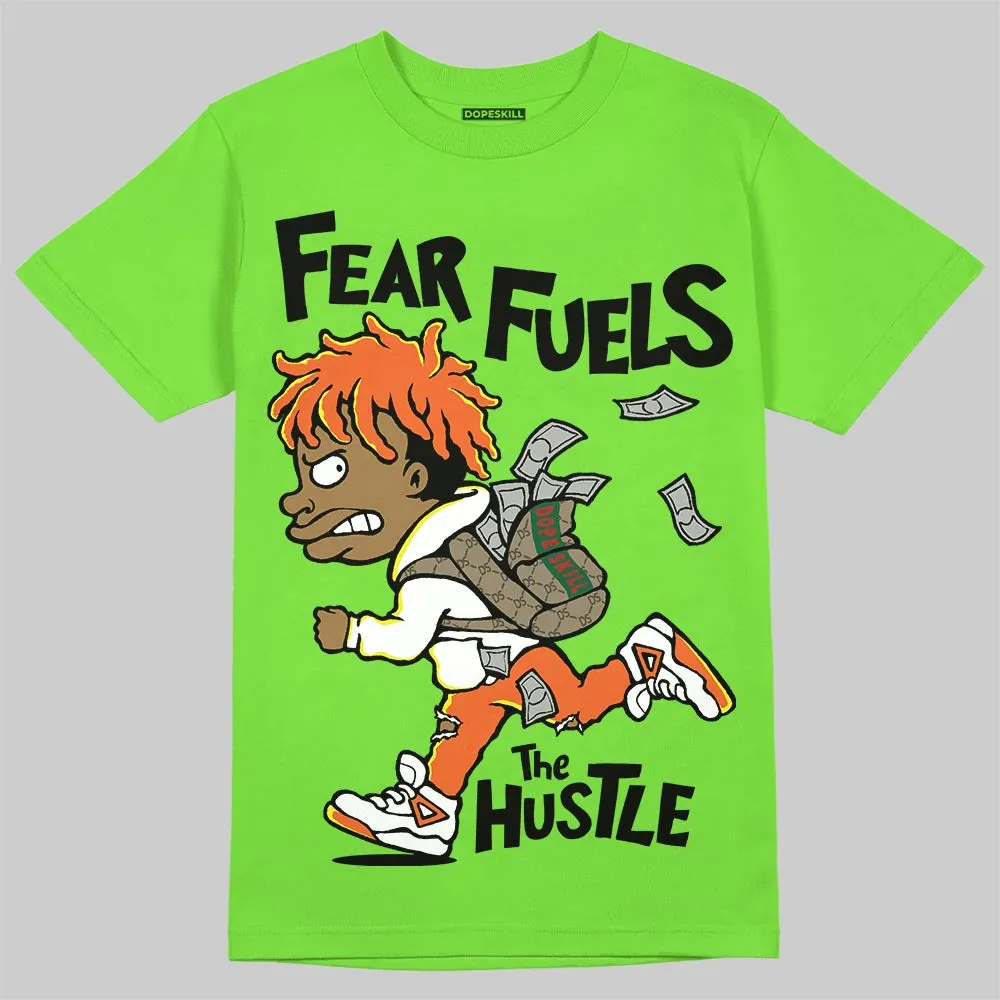 Neon Green Collection DopeSkill T-Shirt Fear Fuels The Hustle Graphic sold by DopeSkill product image thumbnail 3