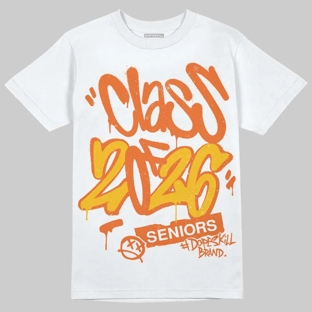 Orange Black White DopeSkill T-Shirt Class of 2026 Graphic sold by DopeSkill