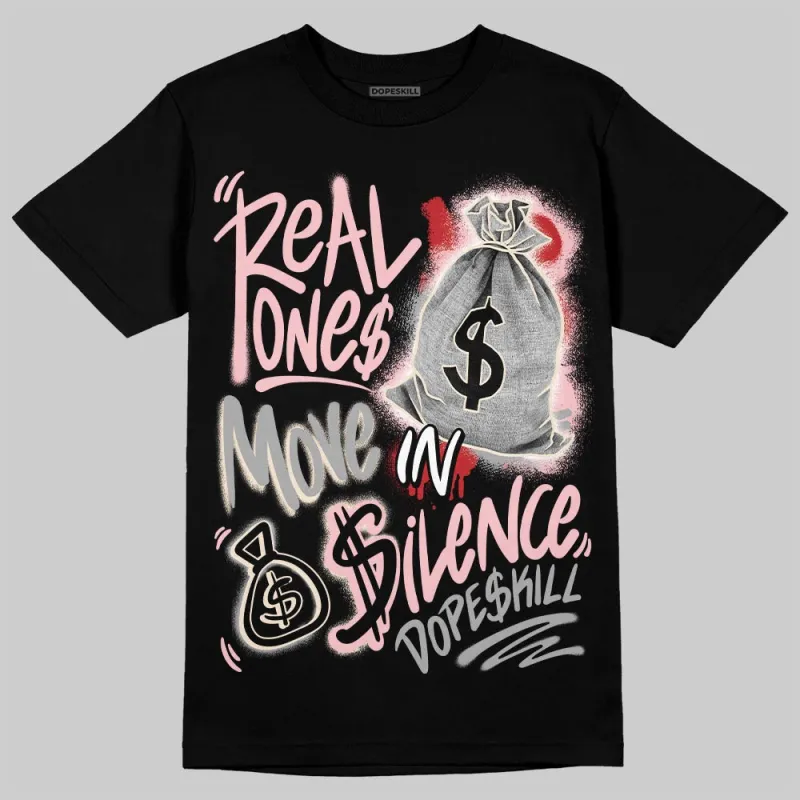 Gel-Nimbus 10.1 Strawberry DopeSkill T-Shirt Real Ones Move In Silence Graphic sold by DopeSkill