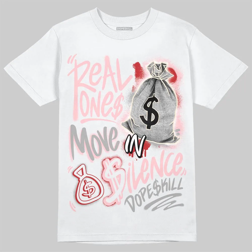 Gel-Nimbus 10.1 Strawberry DopeSkill T-Shirt Real Ones Move In Silence Graphic sold by DopeSkill product image thumbnail 2