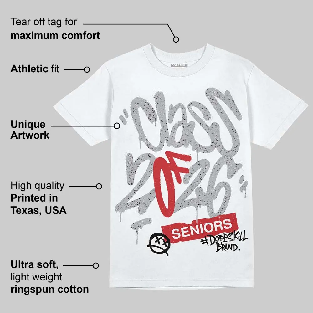 White Cement 4s DopeSkill T-Shirt Class of 2026 Graphic sold by DopeSkill product image thumbnail 3