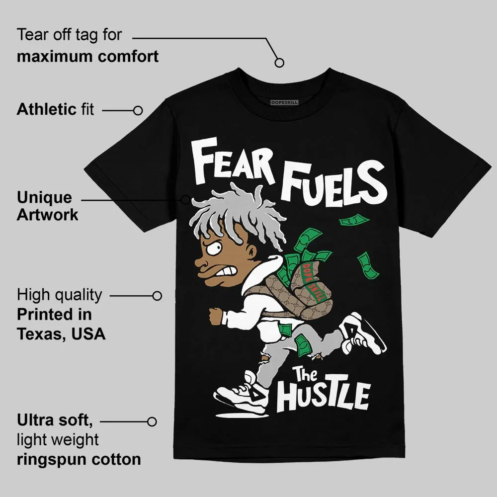 Dunk Panda White Black DopeSkill T-Shirt Fear Fuels The Hustle Graphic sold by DopeSkill product image thumbnail 3