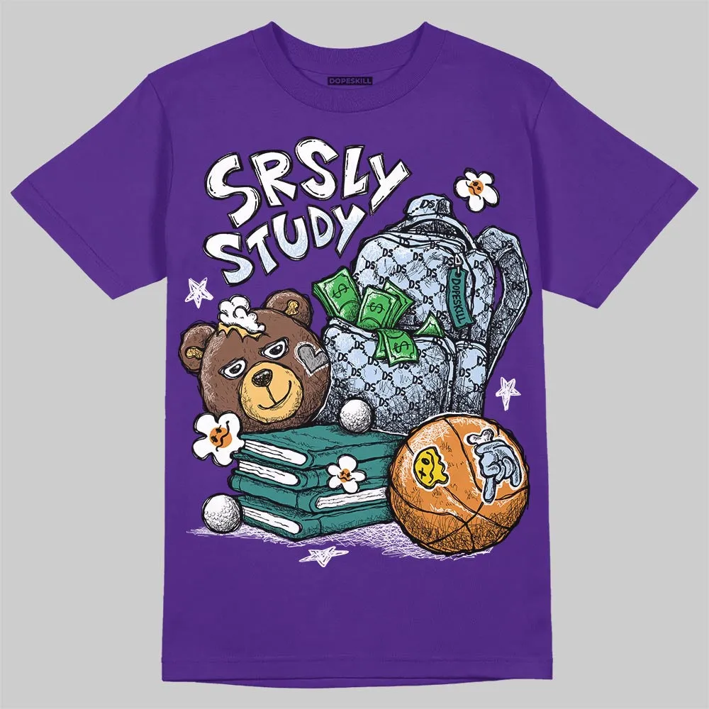 Grape 5s DopeSkill T-Shirt SRSLY Study Graphic sold by DopeSkill product image thumbnail 3