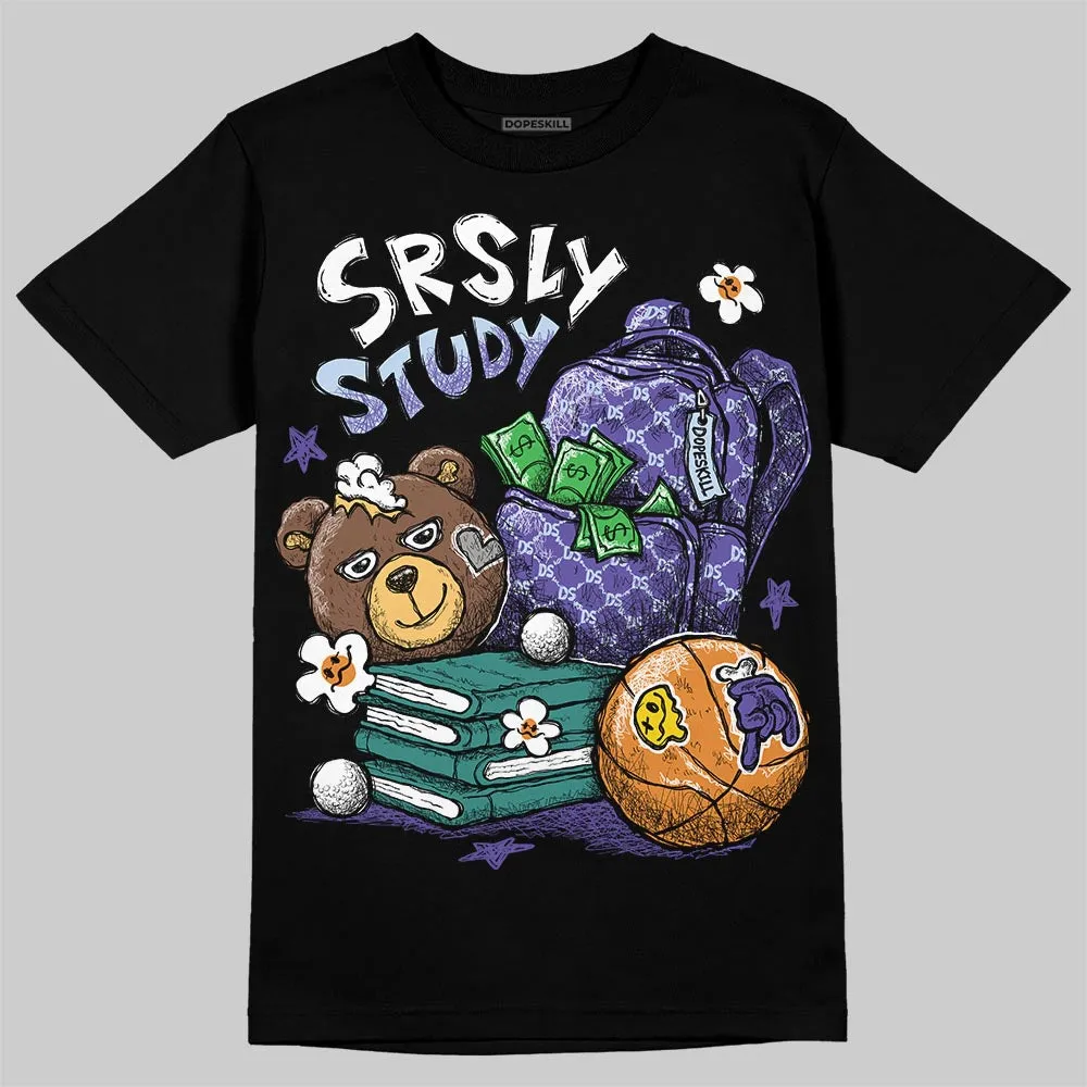 Grape 5s DopeSkill T-Shirt SRSLY Study Graphic sold by DopeSkill product image thumbnail 2