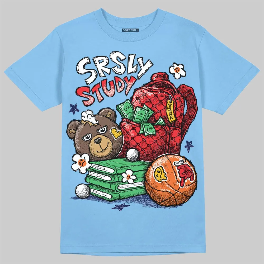 University Blue Collection DopeSkill T-Shirt SRSLY Study Graphic sold by DopeSkill product image thumbnail 3