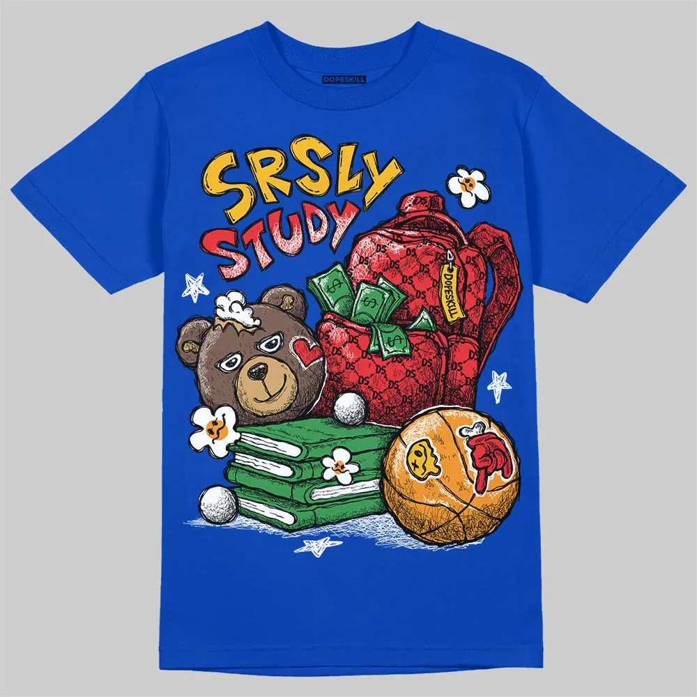 Royal Blue Collection DopeSkill T-Shirt SRSLY Study Graphic sold by DopeSkill product image thumbnail 3