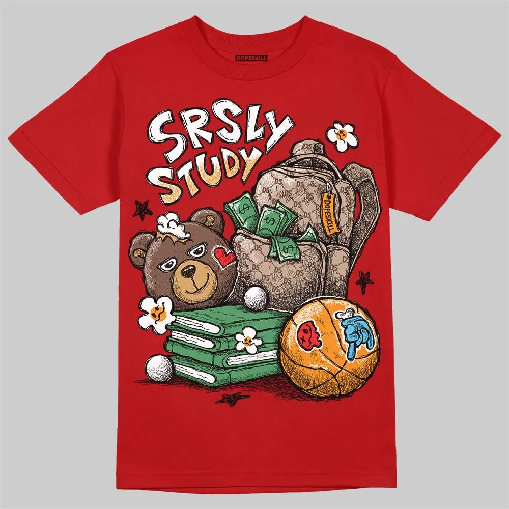 Red Collection DopeSkill T-Shirt SRSLY Study Graphic sold by DopeSkill product image thumbnail 3