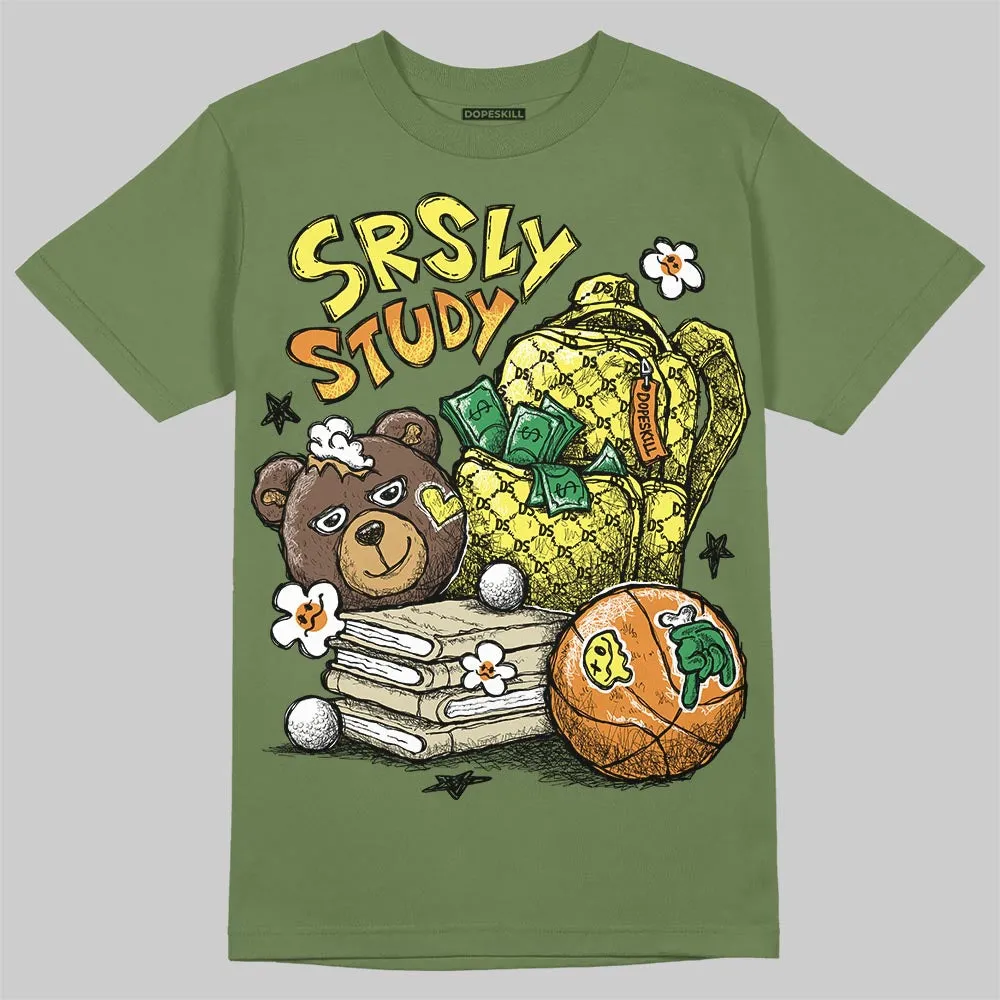 Olive Collection DopeSkill T-Shirt SRSLY Study Graphic sold by DopeSkill product image thumbnail 3