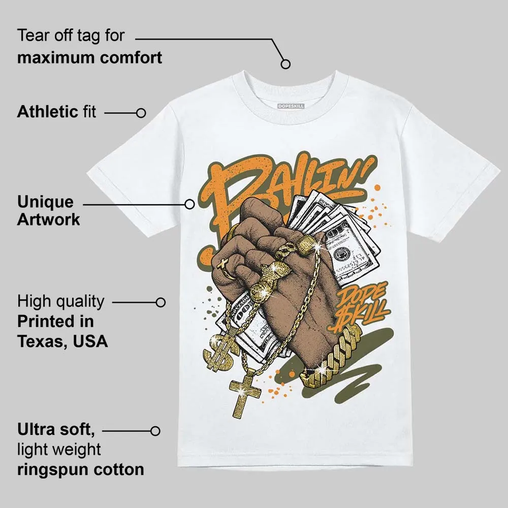 Olive 5s DopeSkill T-Shirt Always Ballin' Graphic sold by DopeSkill product image thumbnail 3