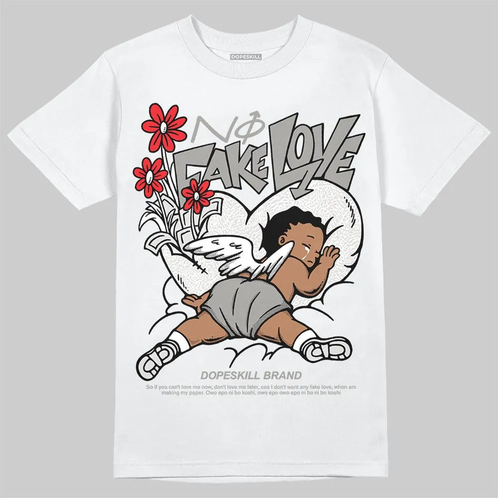 Pure Money 3s DopeSkill T-Shirt No Fake Love Graphic sold by DopeSkill product image thumbnail 2