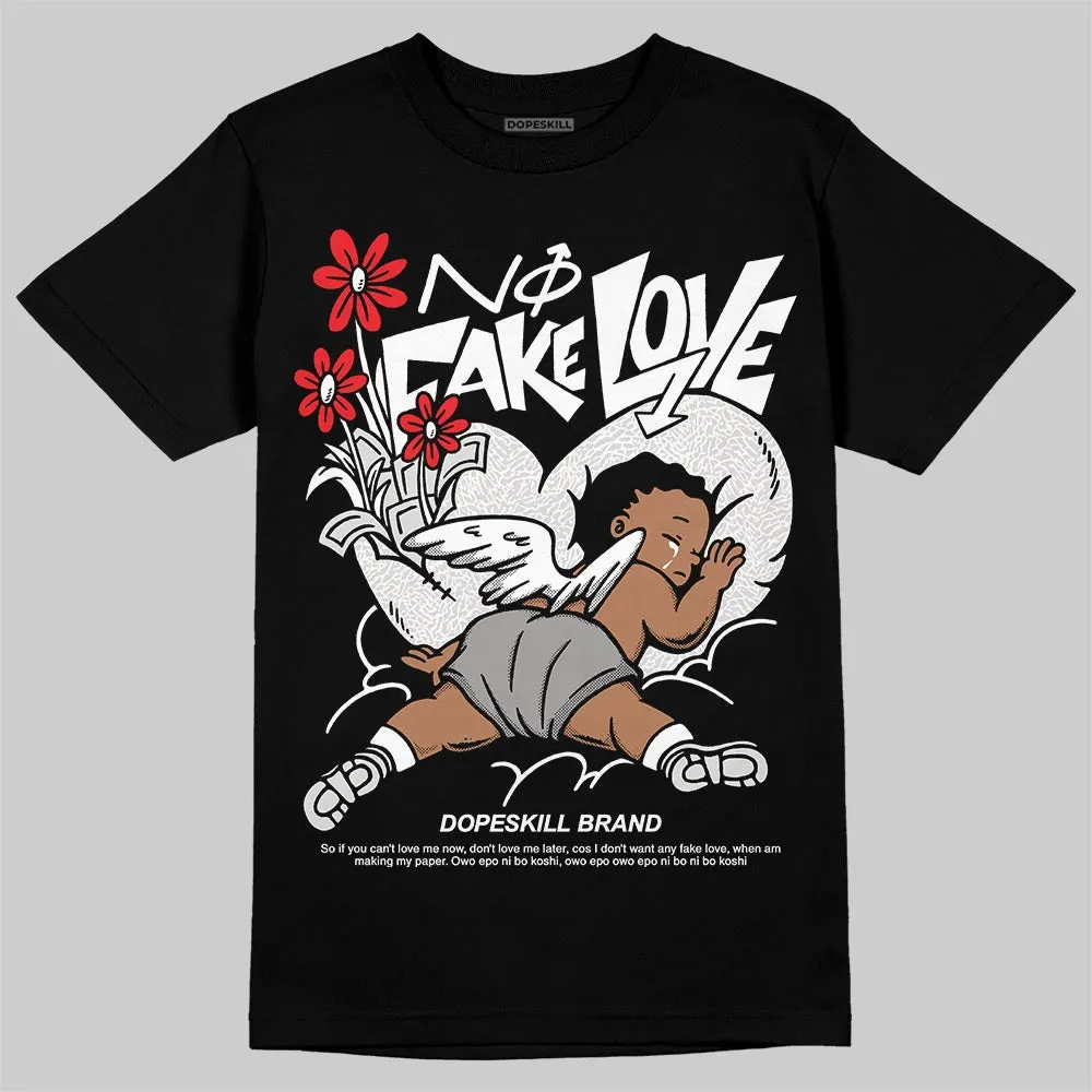 Pure Money 3s DopeSkill T-Shirt No Fake Love Graphic sold by DopeSkill