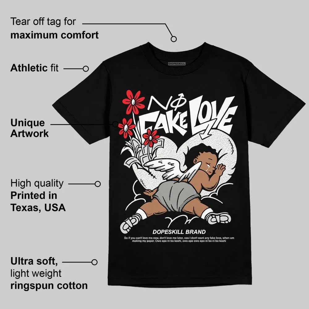 Pure Money 3s DopeSkill T-Shirt No Fake Love Graphic sold by DopeSkill product image thumbnail 3