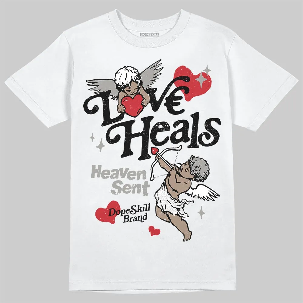 Pure Money 3s DopeSkill T-Shirt New Love Heals Graphic sold by DopeSkill product image thumbnail 2
