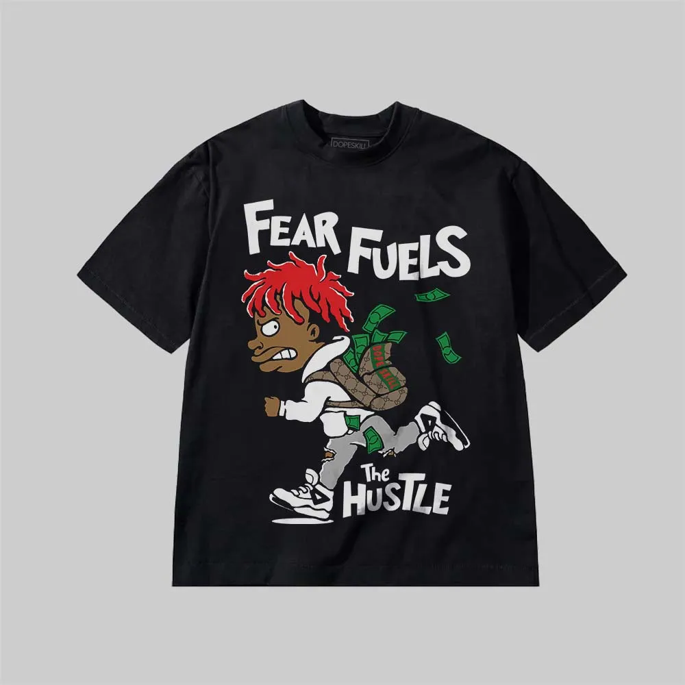 Fear Fuels The Hustle DopeSkill Premium T-shirt sold by DopeSkill product image thumbnail 2
