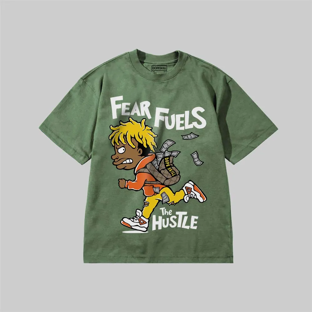 Fear Fuels The Hustle DopeSkill Premium T-shirt sold by DopeSkill product image thumbnail 4