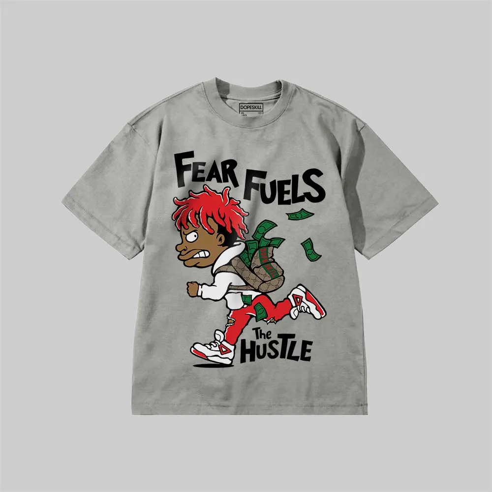 Fear Fuels The Hustle DopeSkill Premium T-shirt sold by DopeSkill product image thumbnail 5