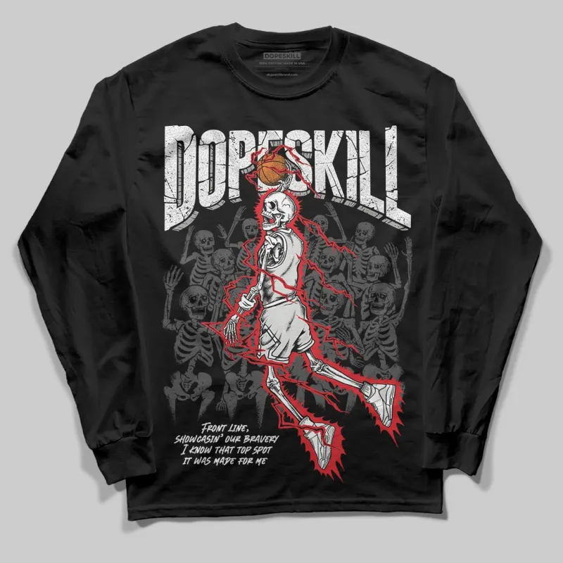 Pure Money 3s DopeSkill Long Sleeve T-Shirt Thunder Dunk Graphic sold by DopeSkill
