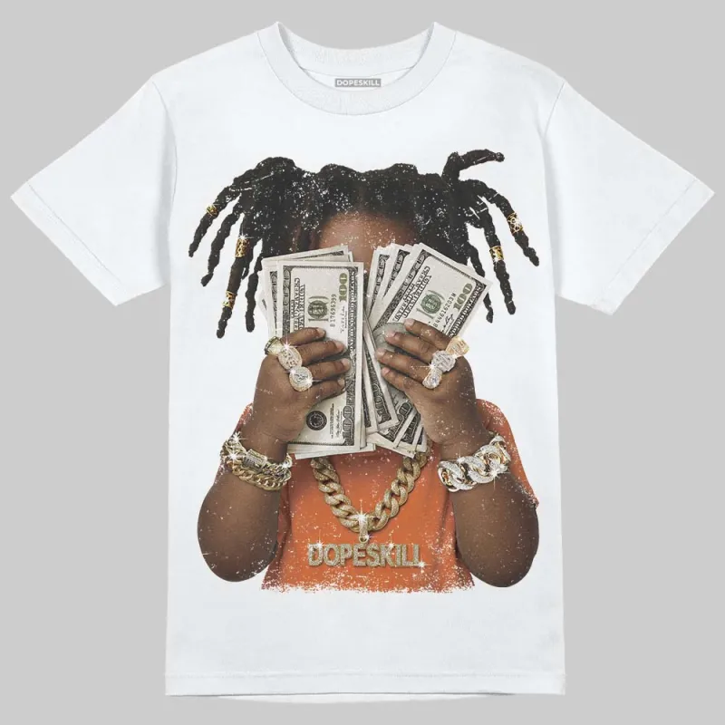 Orange Black White DopeSkill T-Shirt Rich Youth Graphic sold by DopeSkill