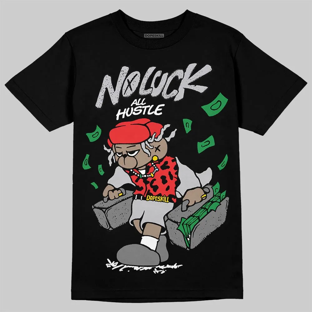 Grey Collection DopeSkill T-Shirt No Luck, All Hustle Graphic sold by DopeSkill product image thumbnail 2